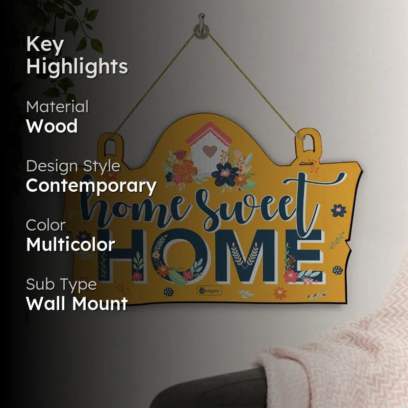 Sweetest Home Wooden Wall Accent - Yellow media 2