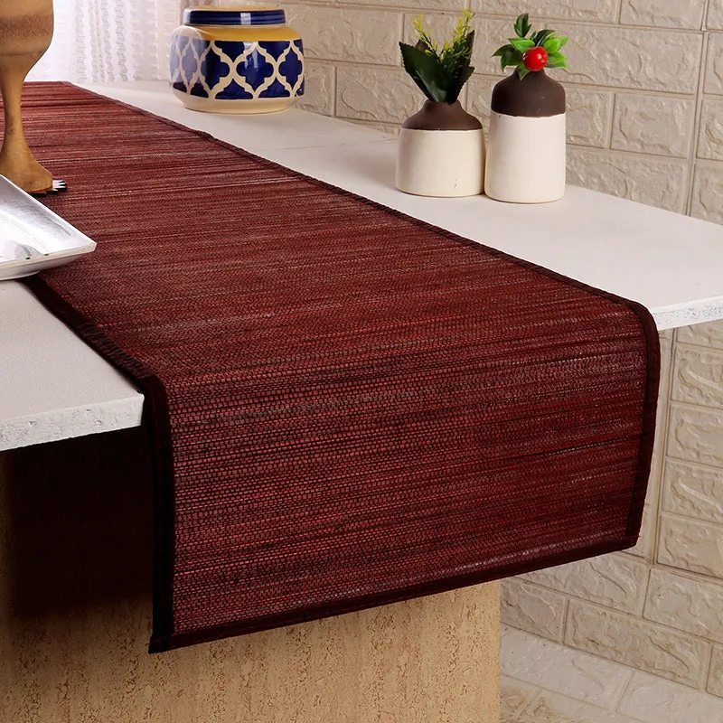 Woodland Nest Bamboo Table Runner - Brown media 1