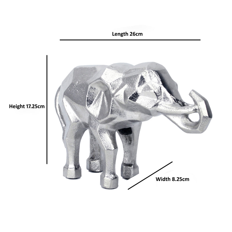Fancy Ellie Aluminium Showpiece - Silver media 5
