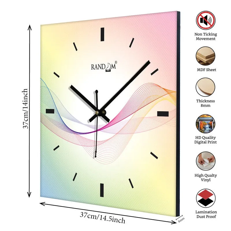 Novyra Analog Wall Clock - Multicolor media 9