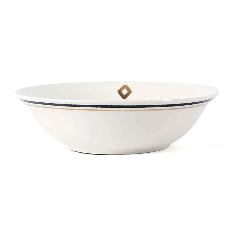 Urban Elegance 24k Gold Brushed Dinner Set (White,Black)- 27 Piece Set media 7