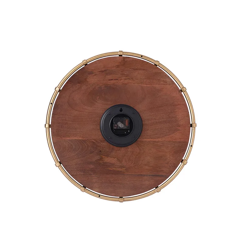 Reima Wall Clock - Brown & Gold media 5