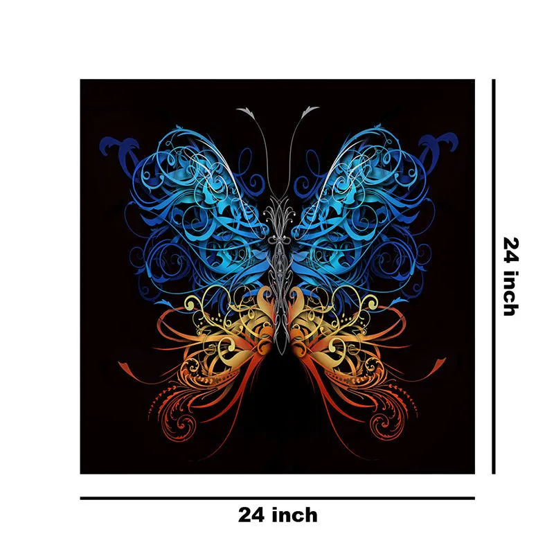 Vibrant Butterfly Wall Painting media 8