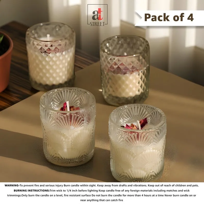 Marble Aura Candle - Set Of Four media 8