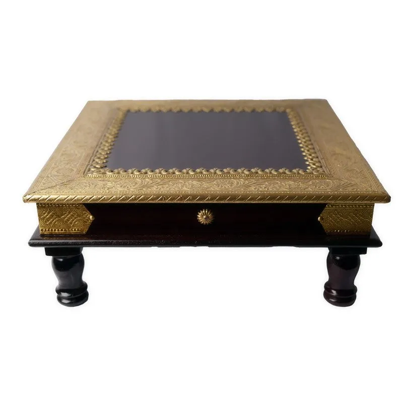 Morik Ethnic Mango Wood & MDF Stool media 6