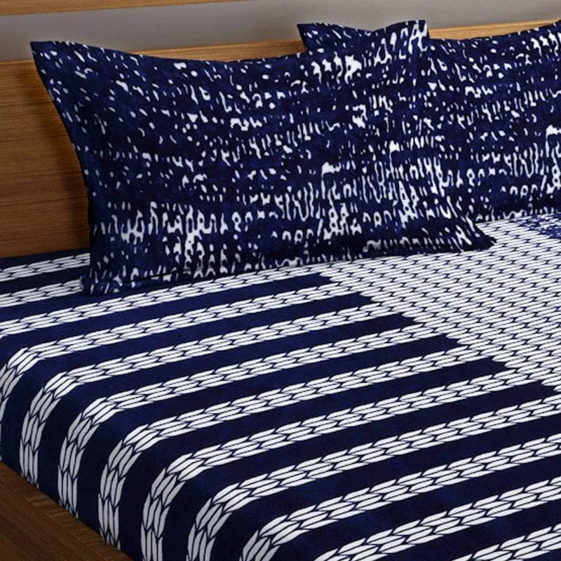 Wasa Warm PollyCotton Bedsheet - 150 GSM media 4