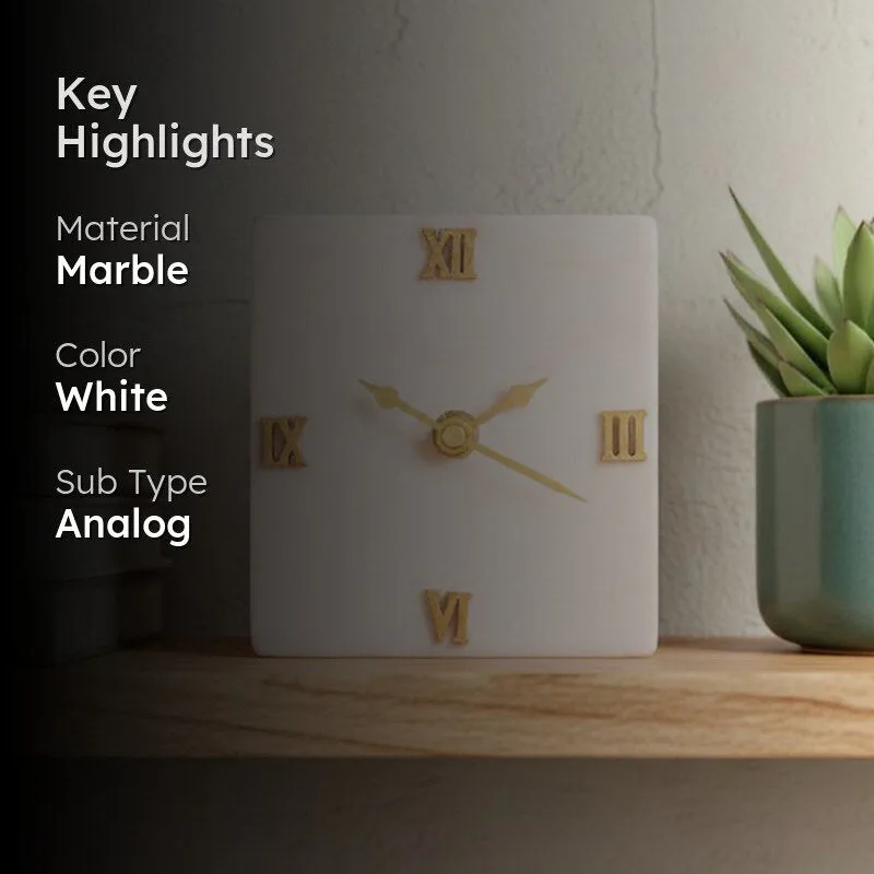 Momentis Square Table Clock media 2