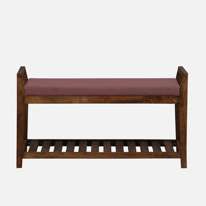 Drift Mango Wood Shoe Rack - Pink media 3