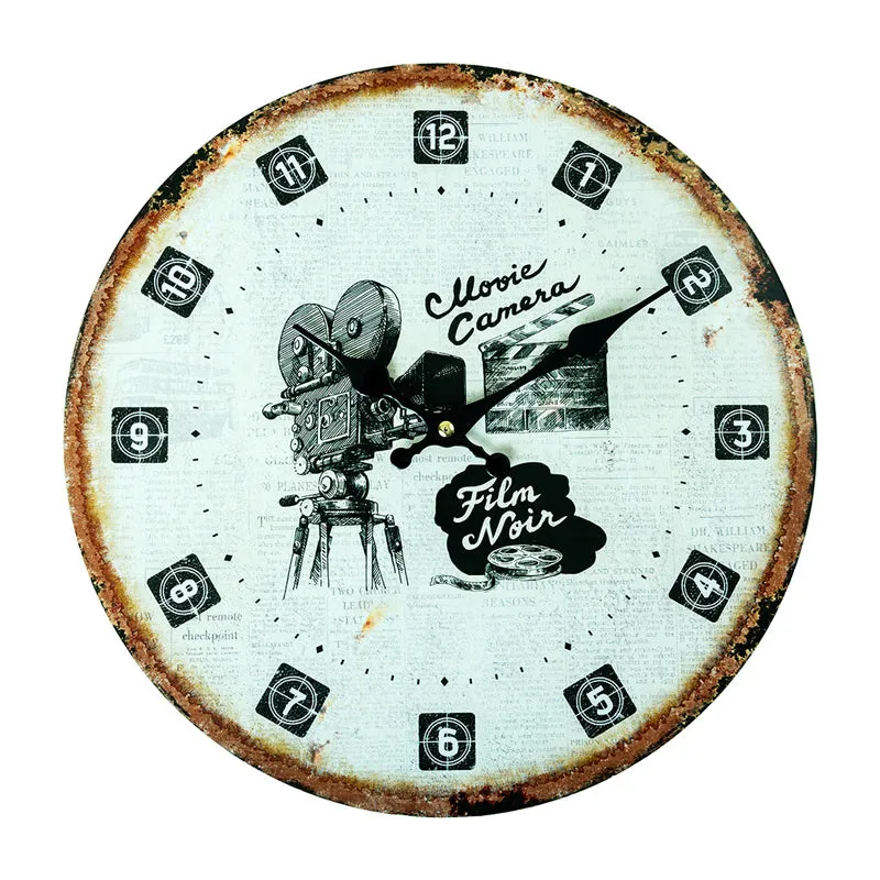 Music Camera Analog Wall Clock media 6