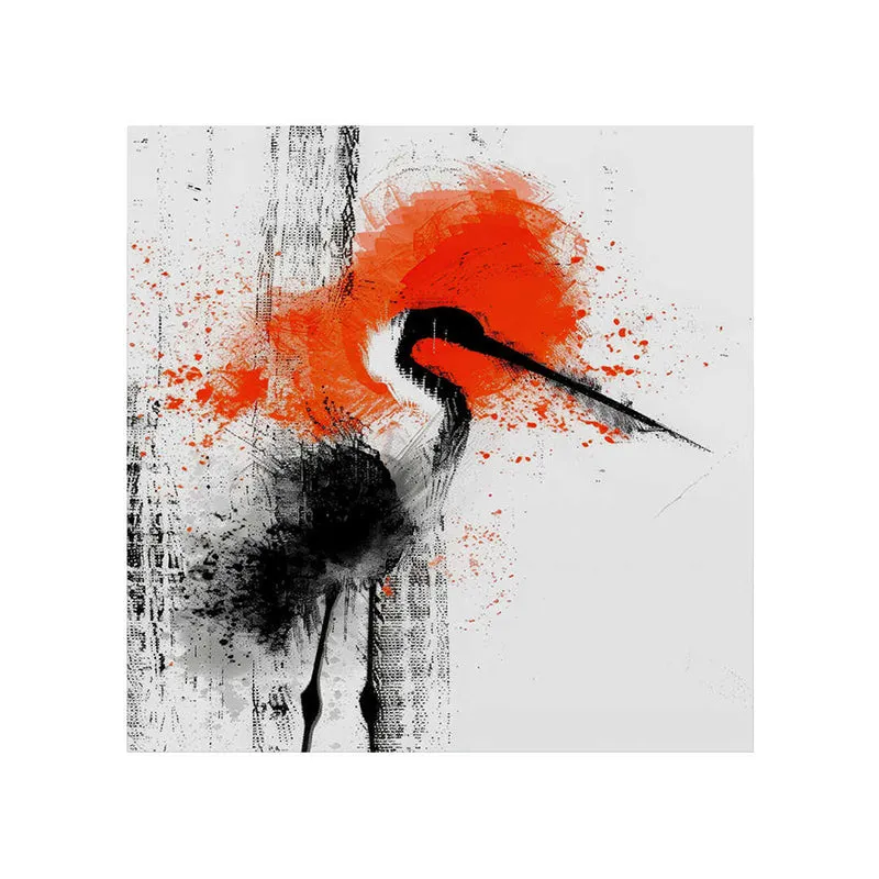 Long Beak Bird Poly Canvas Wall Painting media 5