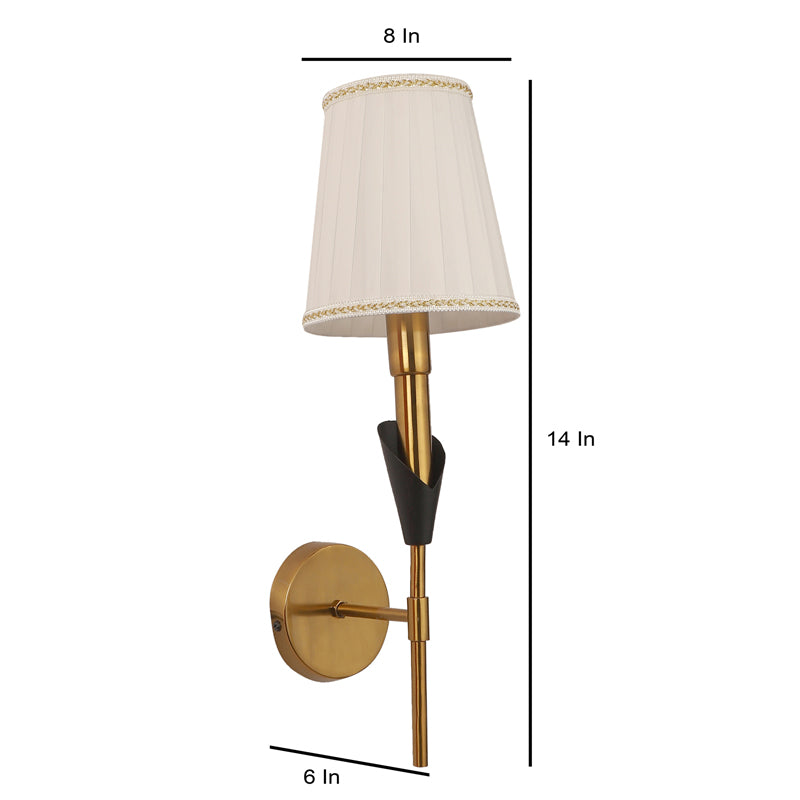 Nairobi Cotton & Iron Wall Lamp media 9
