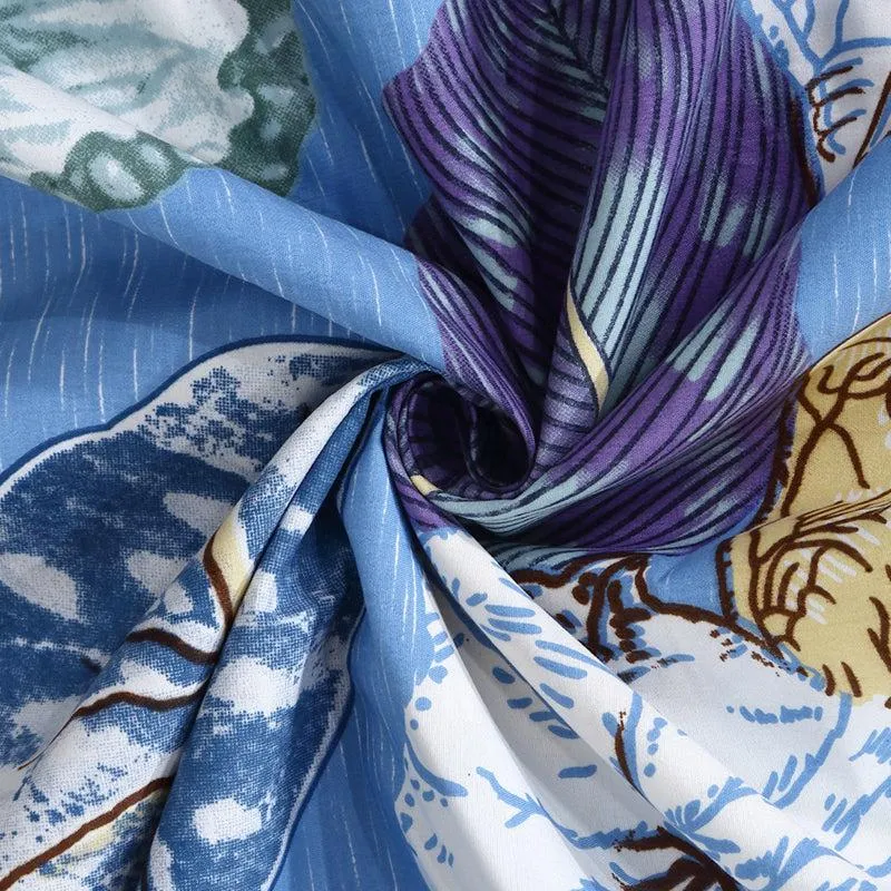 Cecile Floral Cotton Blend Bedsheet - 150 GSM media 5