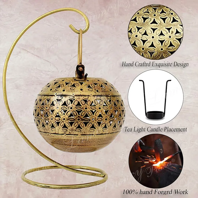Ornate Orb Tea Light Holder media 4