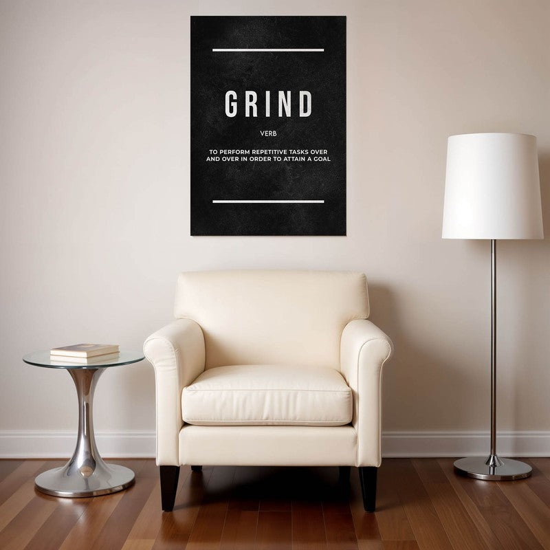 Grind Motivation Wall Poster
