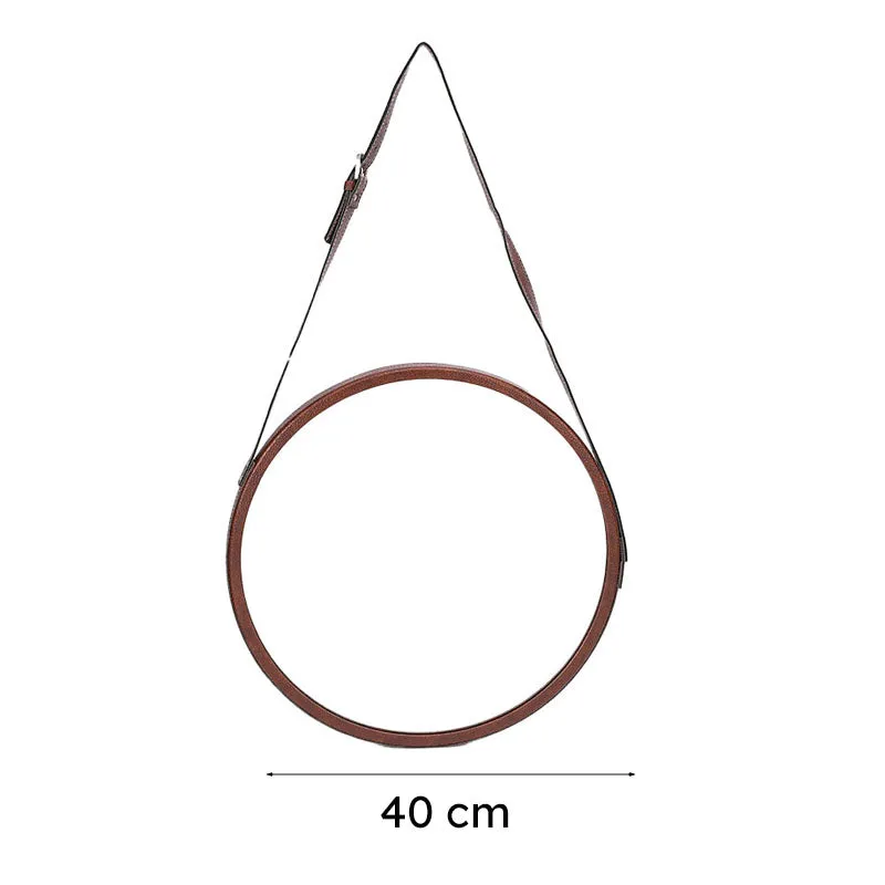 Maku Wall Mirror - Brown media 5