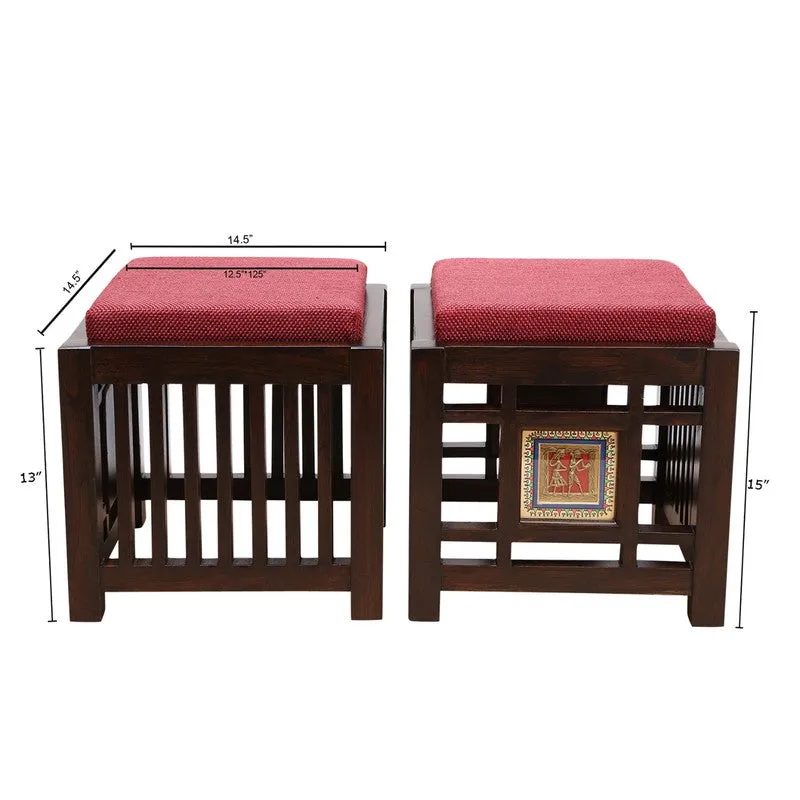 Mudra Teak Wood Center Table media 5