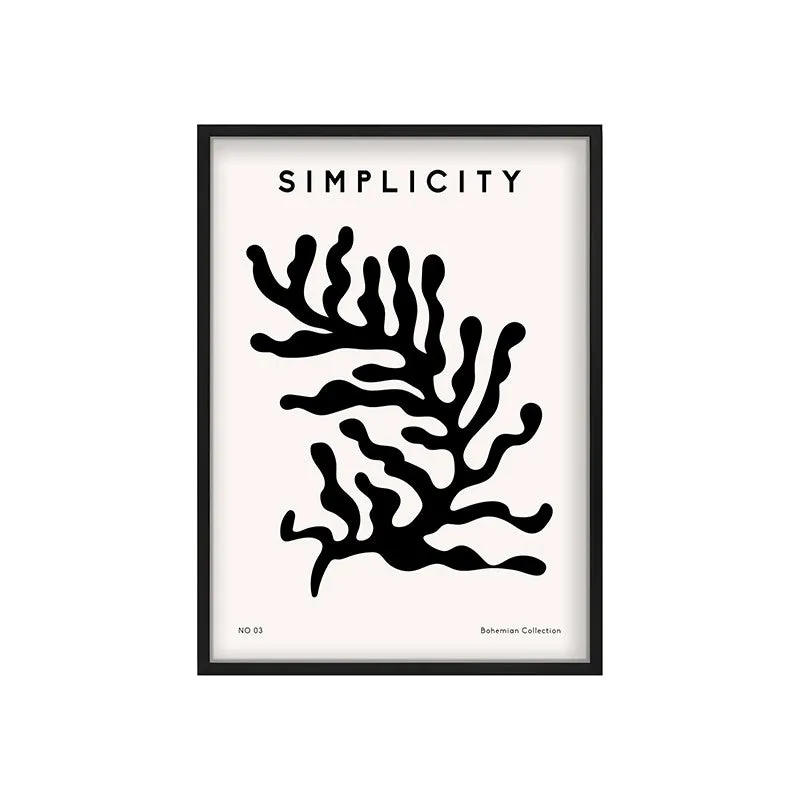 Natural Rhythm Canvas Wall Painting With Black Frame media 3