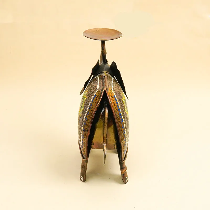 The Royal Giant Hand-Painted Iron Show Piece media 6