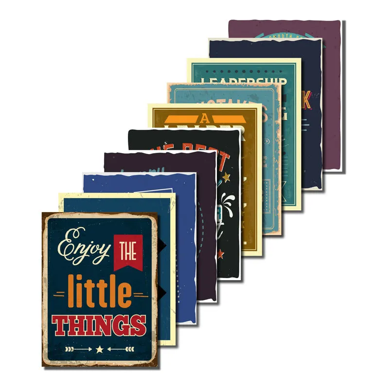 Motivational Mindset Wall Poster - Set Of Ten media 8