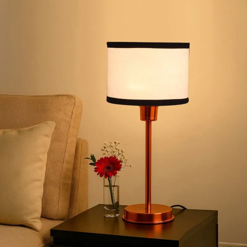Kavira Ovin Metal Table Lamp - White media 3