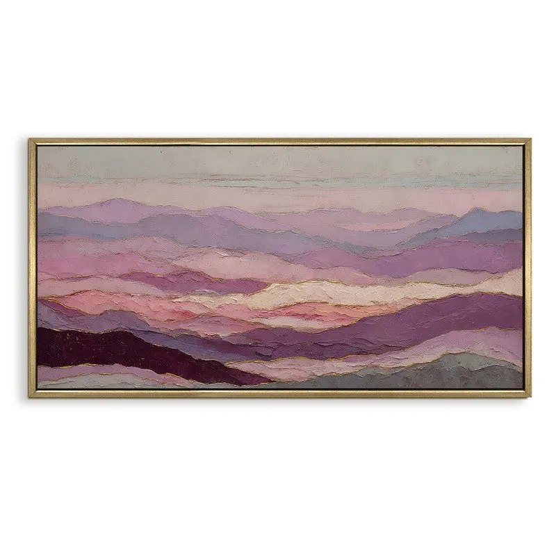 Purple Horizon Canvas Wall Art media 3