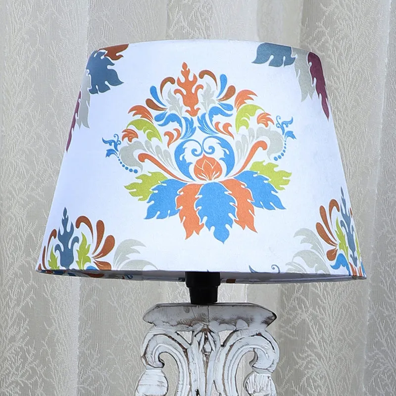 Nordlys Sigil Printed Mango Wood Table Lamp - Multicolor media 3