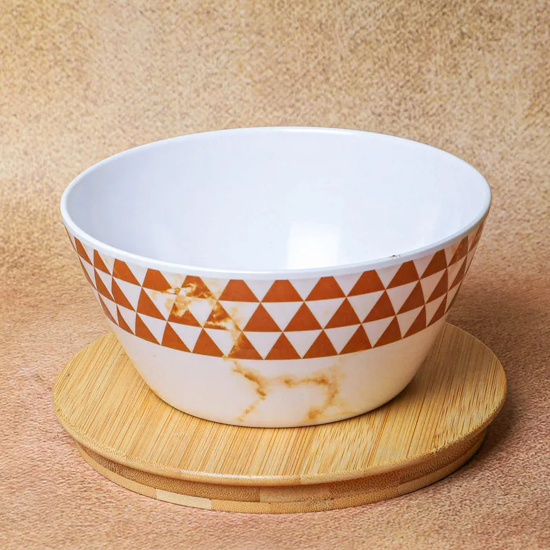 Jisho Melamine Snack Bowl (Brown/750 mL) - Set Of Two media 5