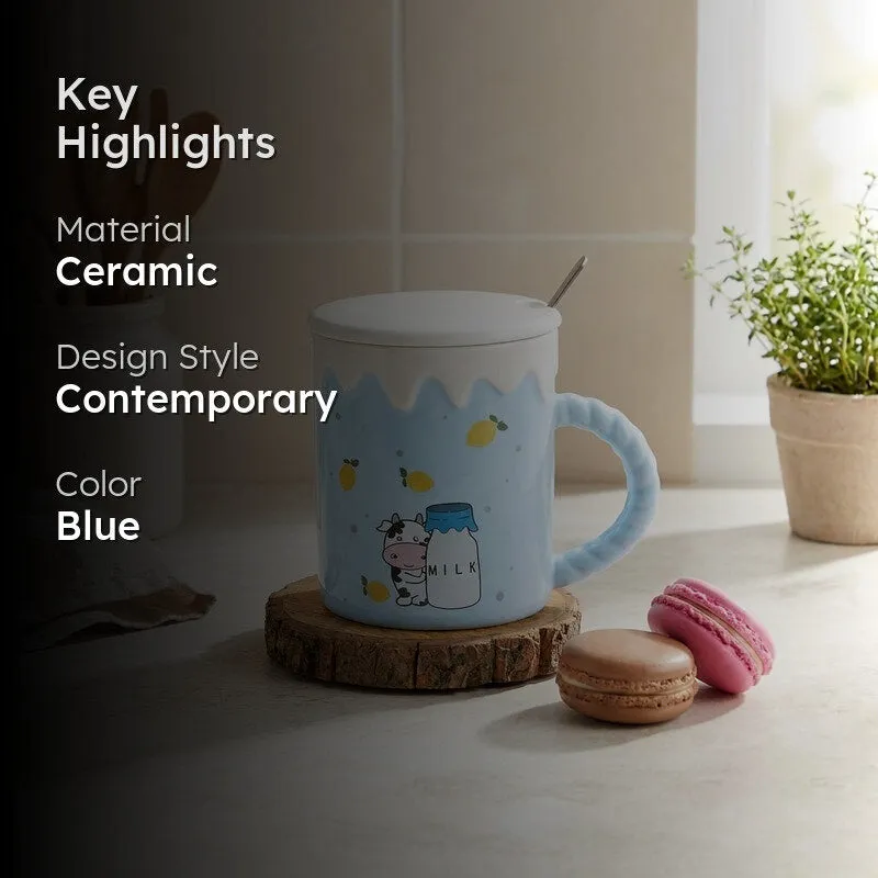 Cow Play Ceramic Coffee Mug (340 mL) media 2