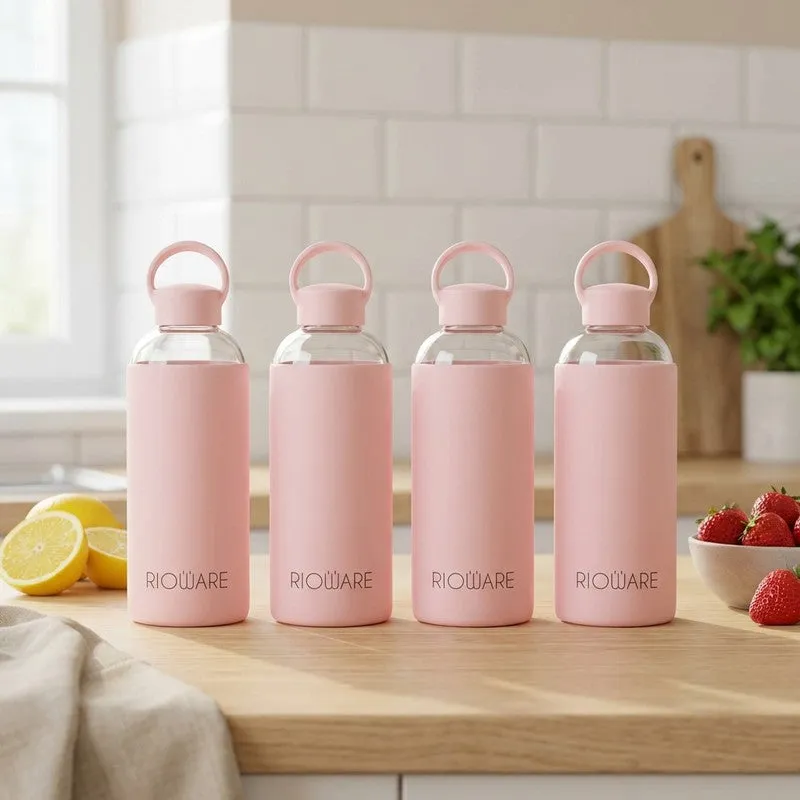 Rioware SoftTone Hydration Bottle Pink (750 mL Each) - Set Of Four media 1