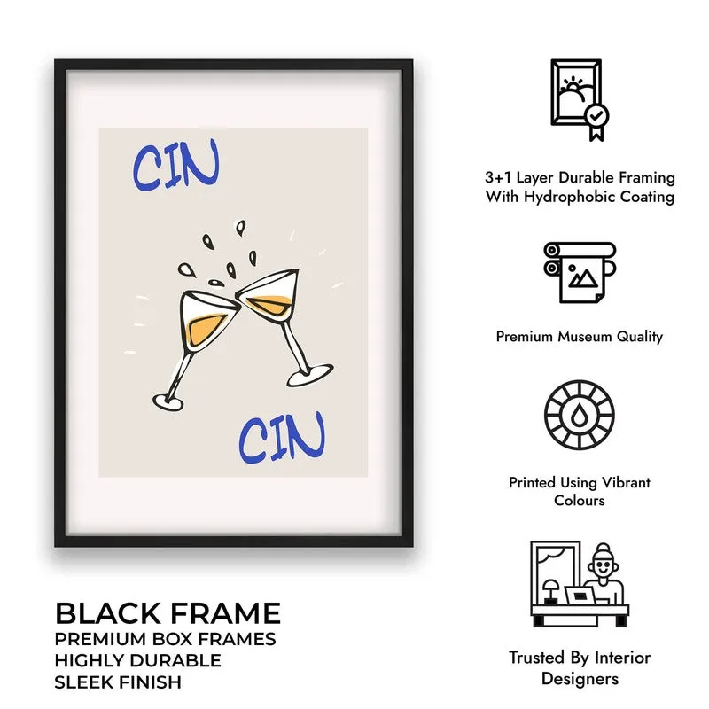Scarlet Sips Archival Canvas Wall Art - Black media 9