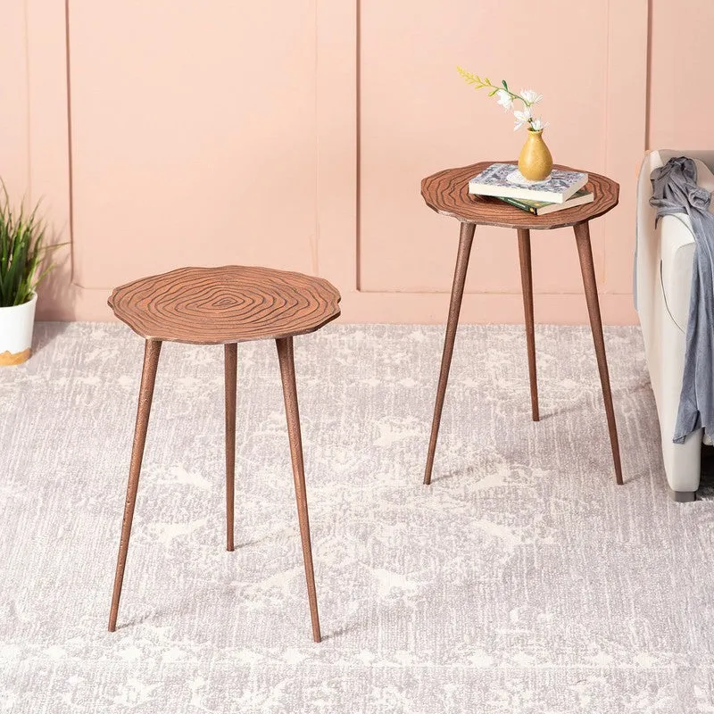 Amalyn Accent Table (Copper) - Set Of Two media 1
