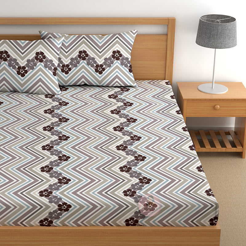Edith Fitted Microfiber Microfiber Bedsheet - 150 GSM media 4