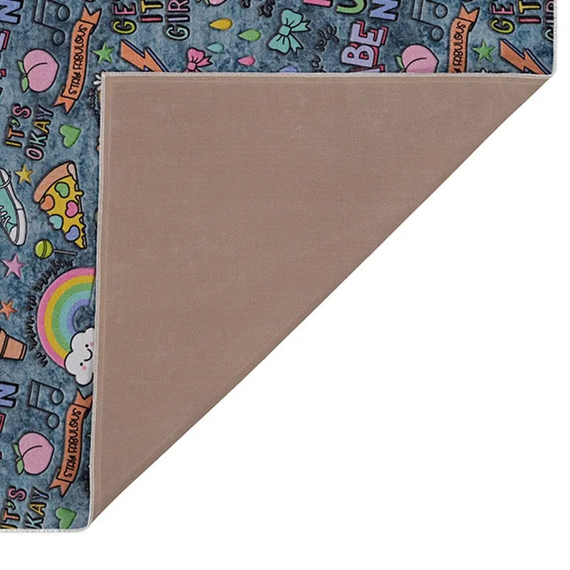 Nuvra Rainbow Anti-Skid Carpet media 8