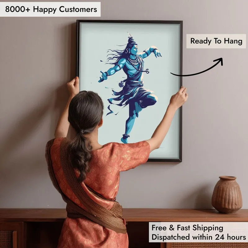 Shiva Tandava Divine Archival Paper Wall Art media 5