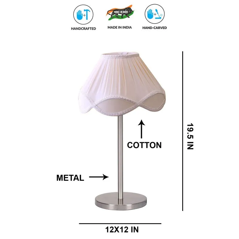 Noctra Glow Pleatex Table Lamp - OffWhite media 8