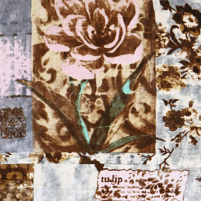 Monte Carlo Tulip Whispers Blanket - 1000 GSM media 6