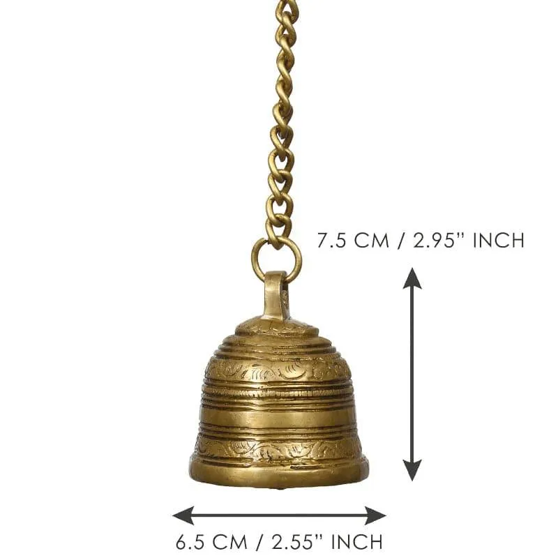 Arunya Brass Hanging Bell media 5