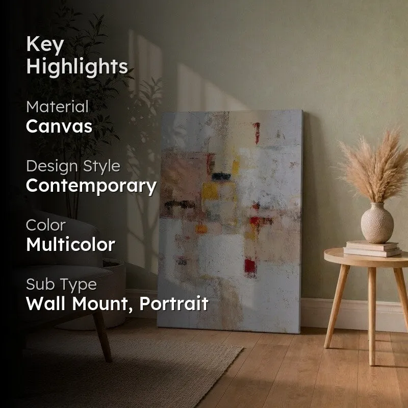 Pulseframe Color Abstract Canvas Wall Art media 2