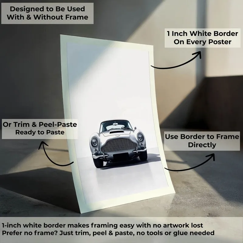 Classic Elegance Wall Poster - Grey media 9