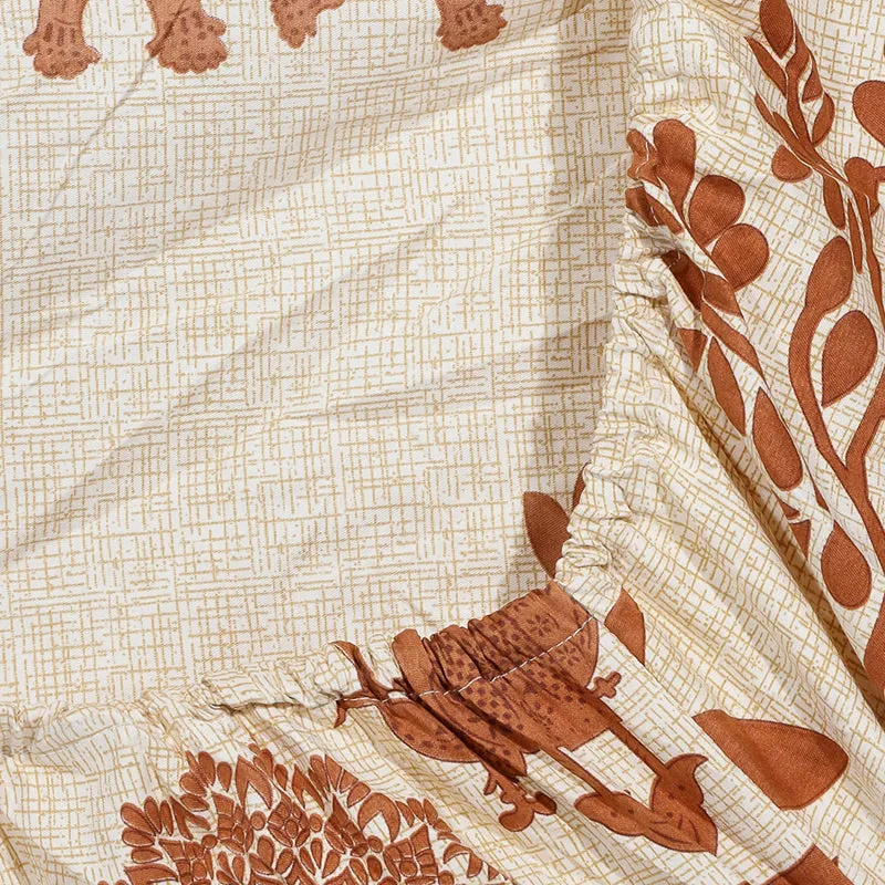 Jordyn Fitted Bedsheet - 180 GSM media 7