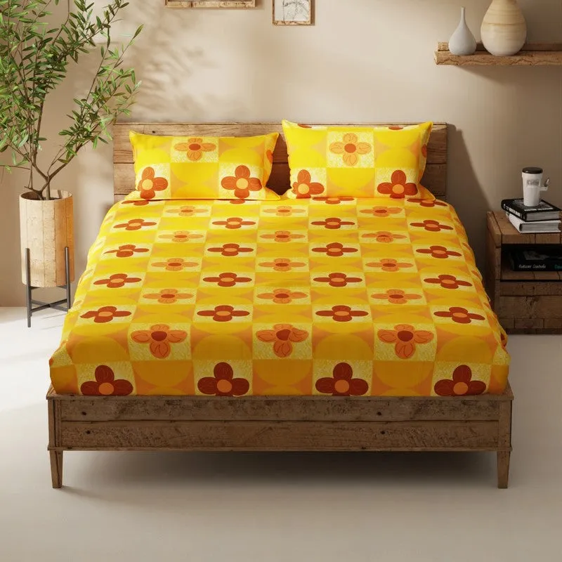 Prycon Bedsheet (Mustard) - 115 GSM media 3