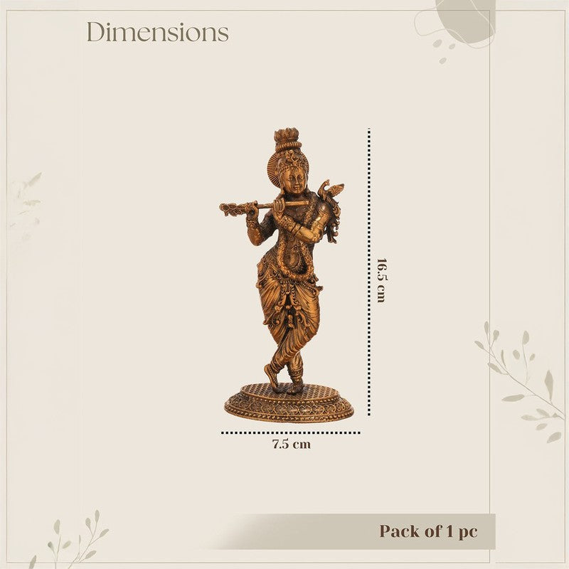 Lord Krishna Tribhanga Idol media 9
