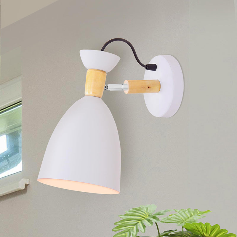 Frisson Metal & Wood Wall Lamp