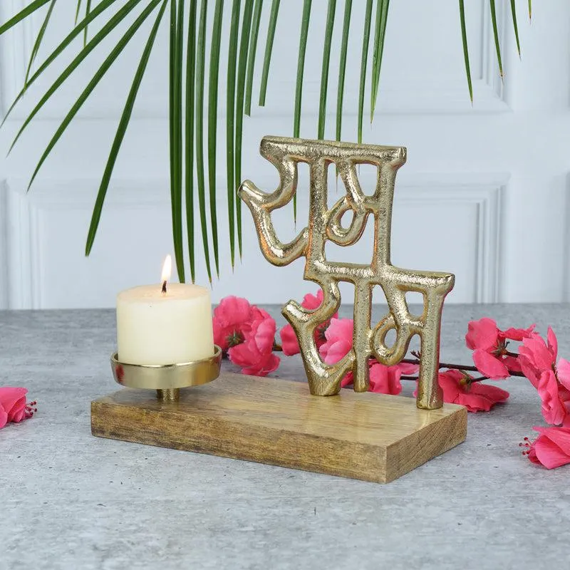 Ram Naam Festive Tealight Candle media 1