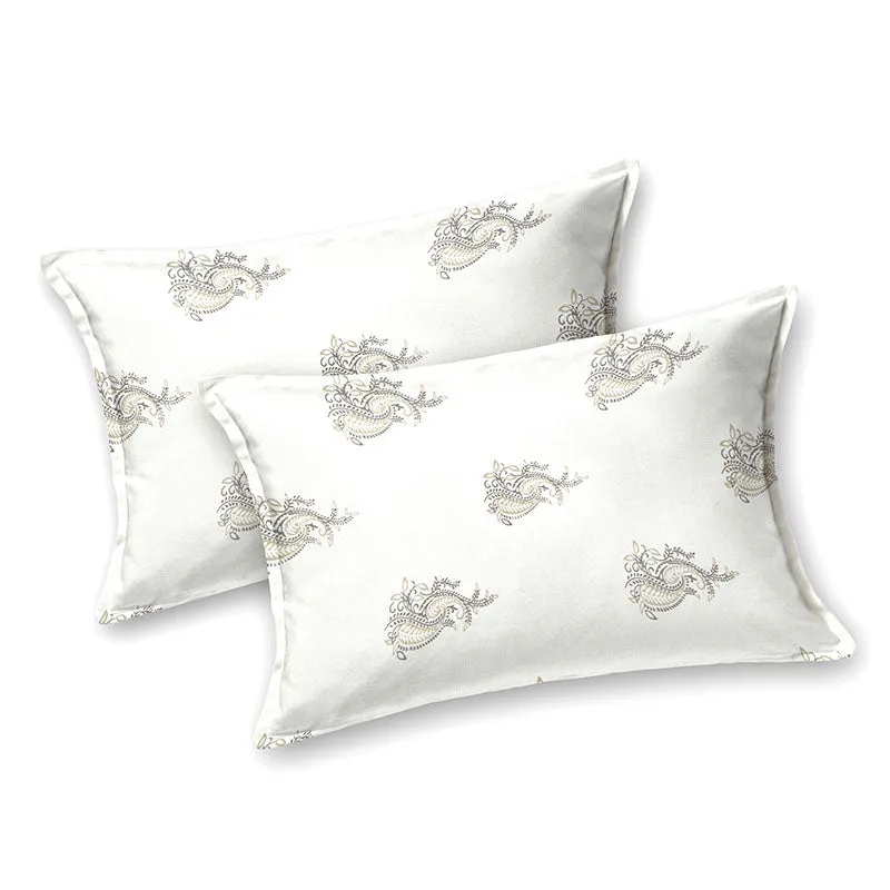 Velvet Shadow Ethnic Cotton Bedsheet - 180 TC media 8