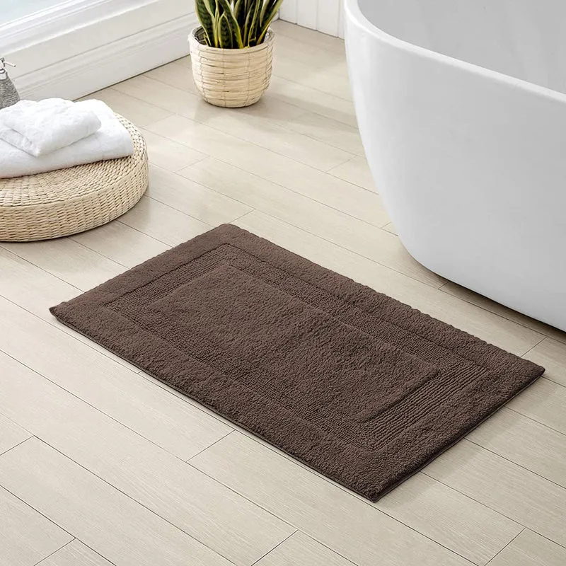 Paris Luxe Reversible Bath Mat - Brown media 1