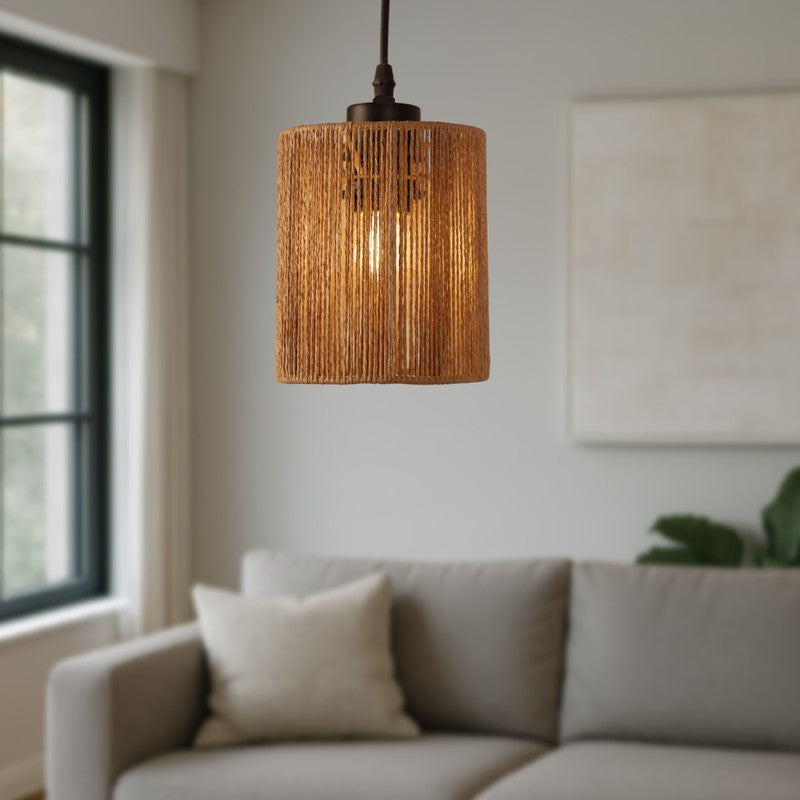 Velrion Raffia Pendant Ceiling Lamp