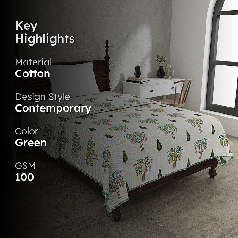 Palm Dreams Cotton Dohar media 2