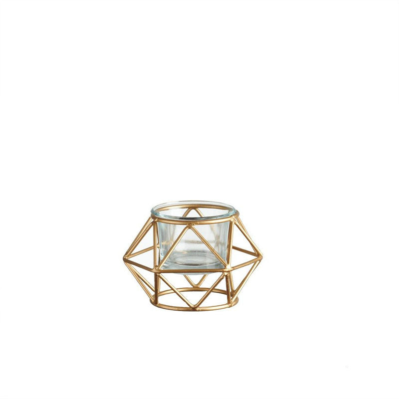 Hexa Diamond Tealight Candle Holder - Set Of Two media 6