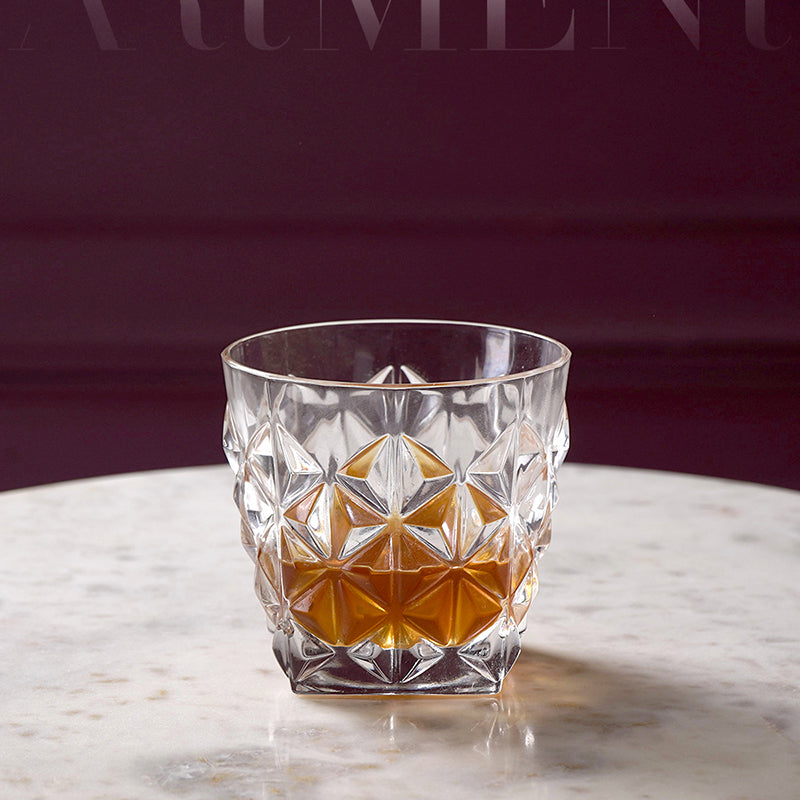 Diamond Dazzle Glass (280 ml) - Set Of Four media 7